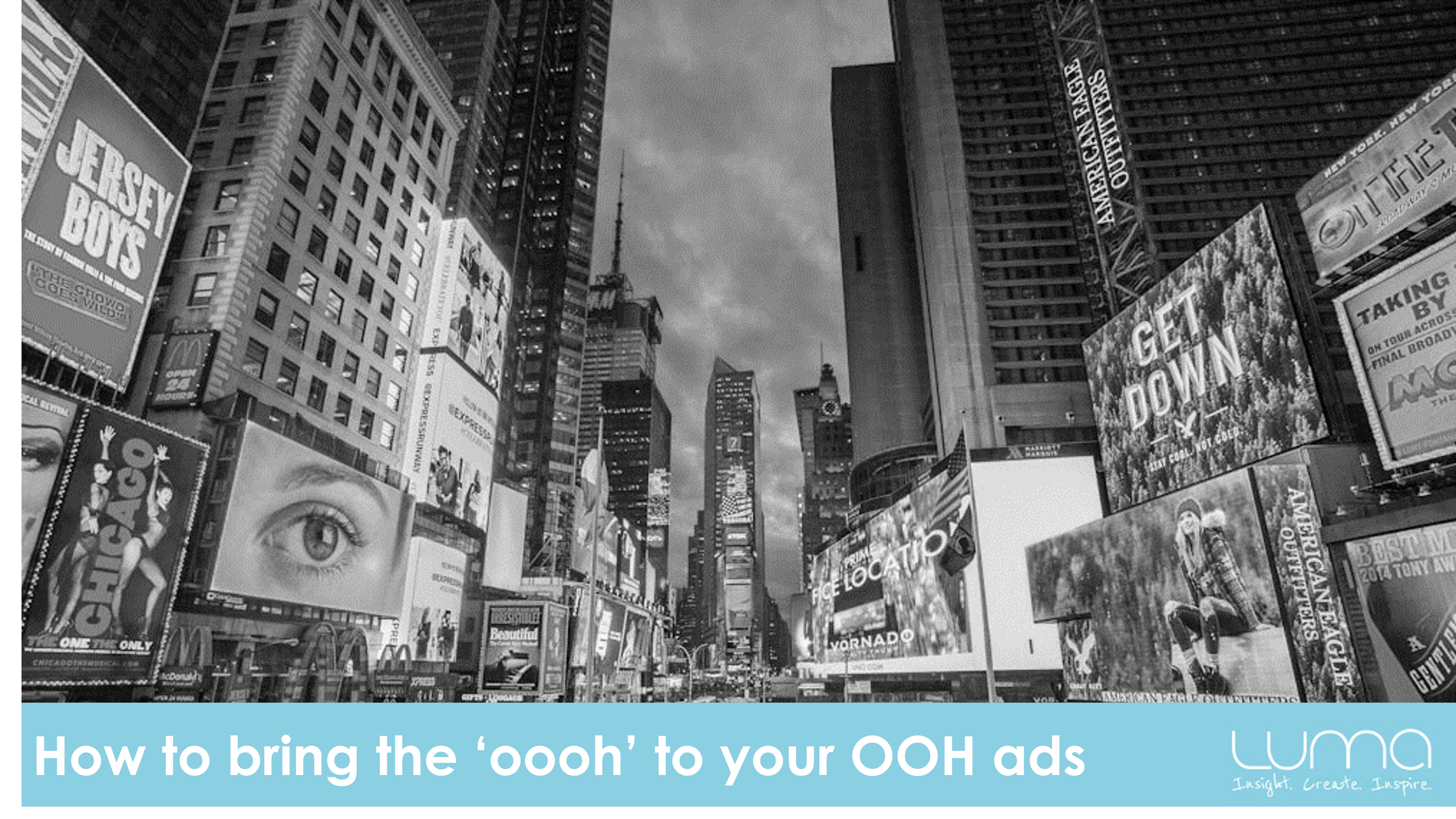 How to bring the ‘oooh’ to your OOH ads